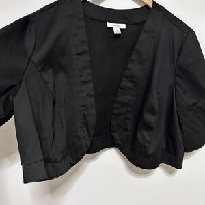 Dressbarn Women's 3X Sophisticated Black Shrug Versatile Casual/Formal Occasions